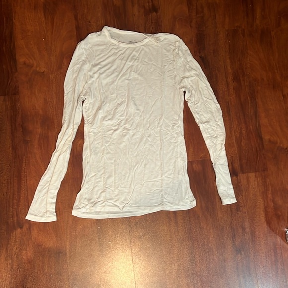 cuaal lina Tops - Size small plain white long sleeve tee